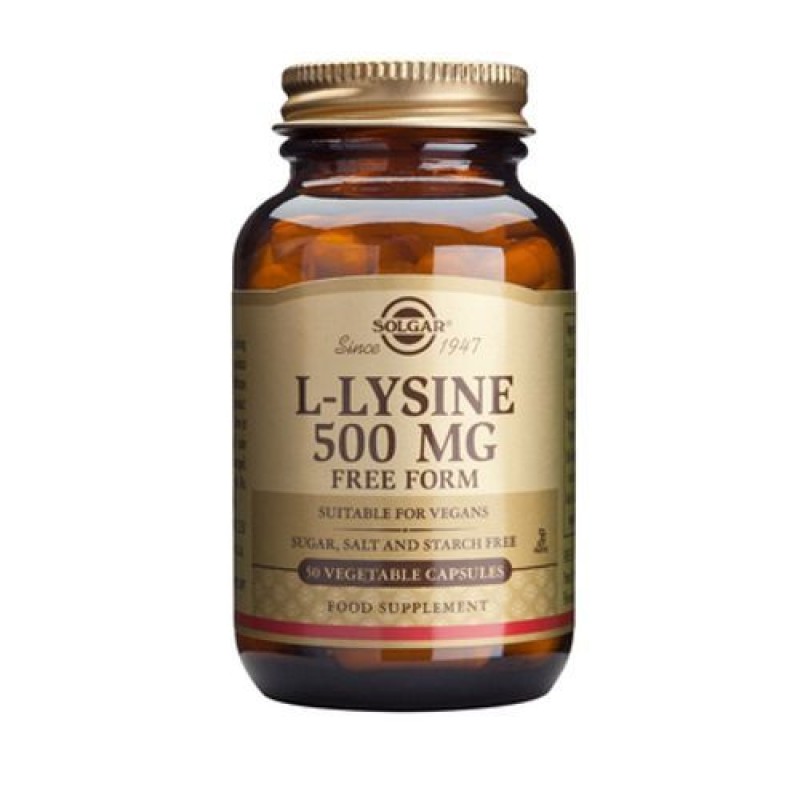 Solgar L-Lysine 500mg veg.caps 50s Solgar L-Lysine 500mg veg.caps 50s