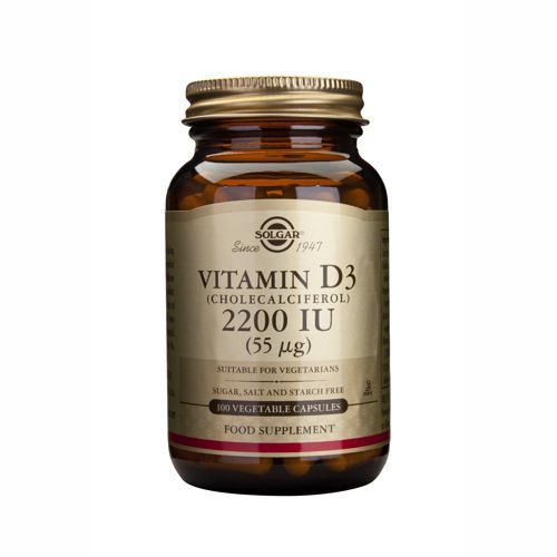Solgar D-3 2200IU veg.caps 100s