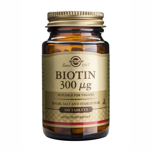 Solgar Biotin 300mg tabs 100s