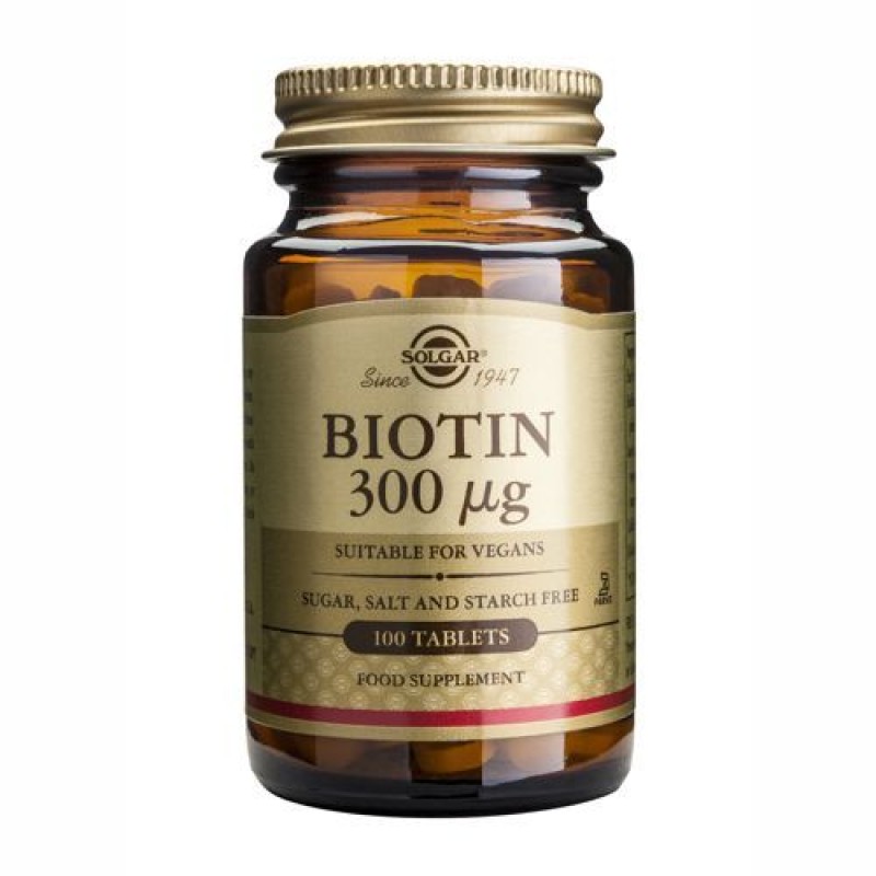Solgar Biotin 300mg tabs 100s