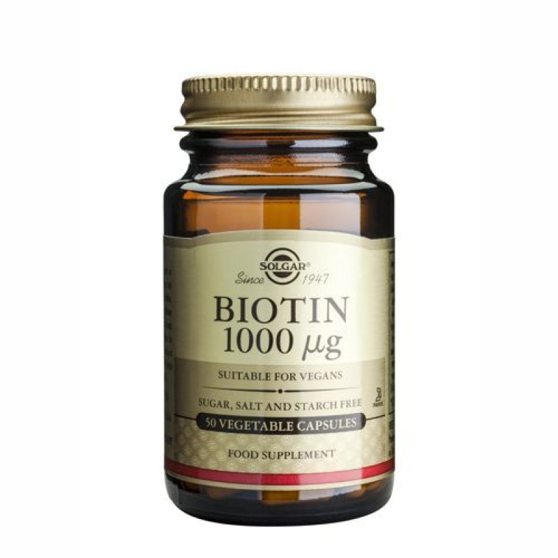 Solgar Biotin 1000mg veg.caps 50s Solgar Biotin 1000mg veg.caps 50s