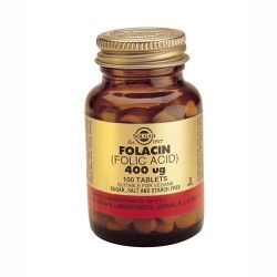 Solgar Folic Acid 400mg tabs 100s