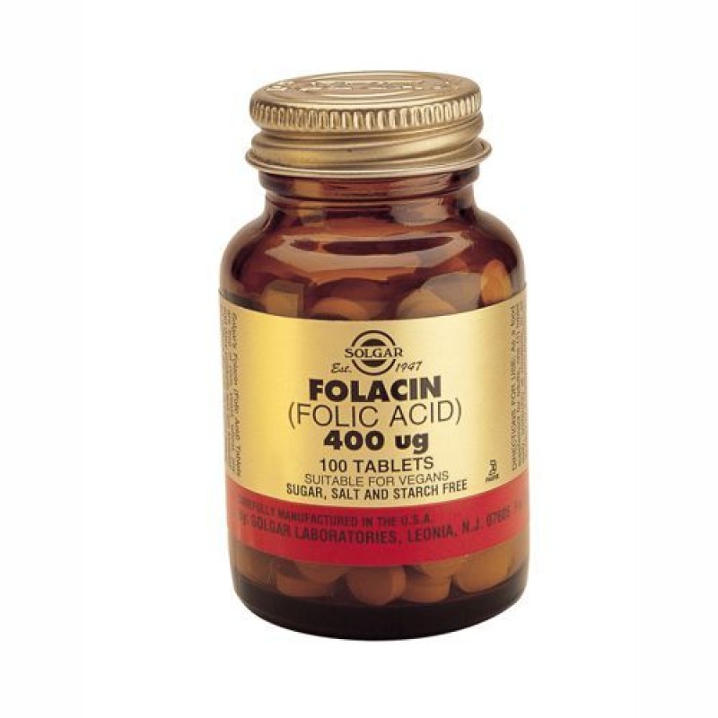 Solgar Folic Acid 400mg tabs 100s Solgar Folic Acid 400mg tabs 100s