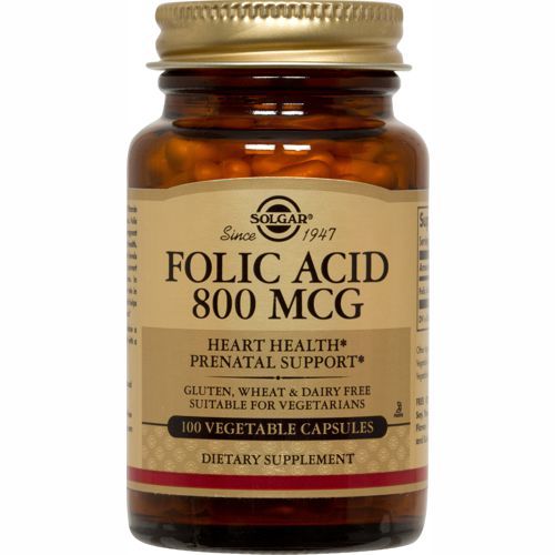 Solgar Folic Acid 800mg tabs 100s