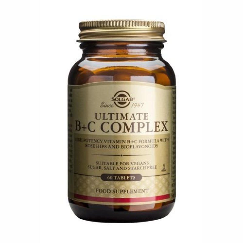 Solgar Ultimate B+C Complex tabs 60s Solgar Ultimate B+C Complex tabs 60s