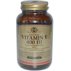 Solgar E 400IU softgels 100s