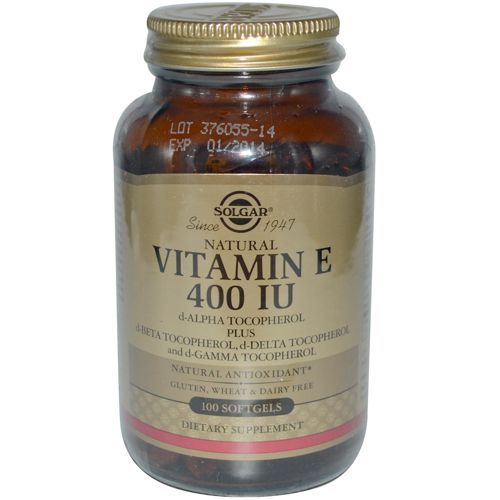 Solgar E 400IU softgels 100s