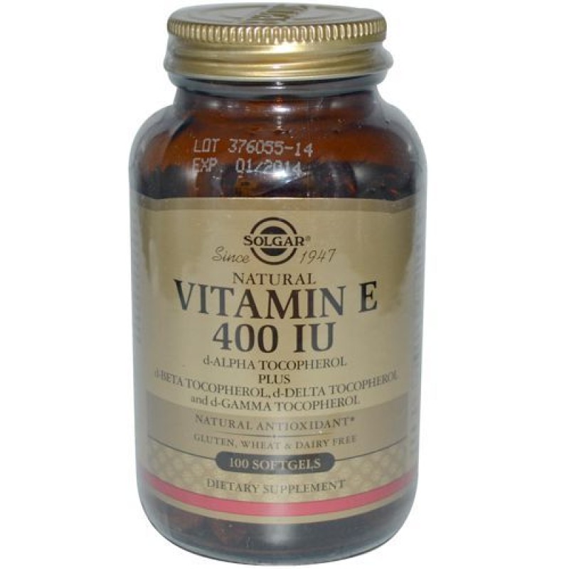 Solgar E 400IU softgels 100s Solgar E 400IU softgels 100s