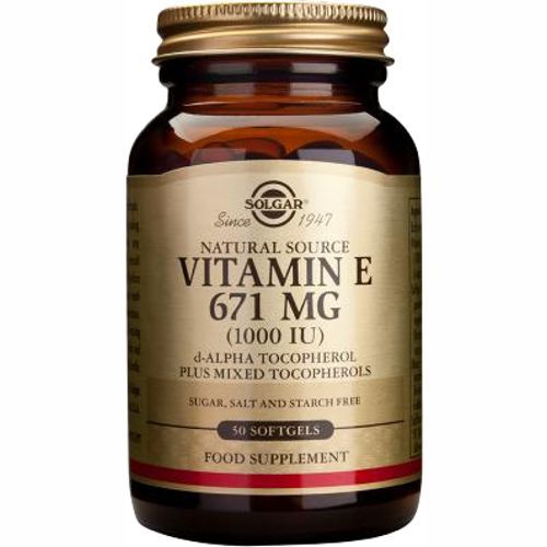 Solgar E 1000IU softgels 50s