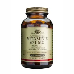 Solgar E 1000IU softgels 100s