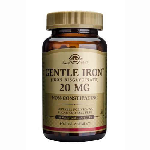 Solgar Gentle Iron 20mg veg.caps 180s