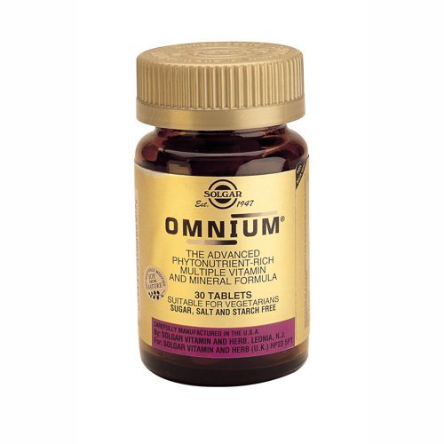 Solgar Omnium Multiple tabs 30s