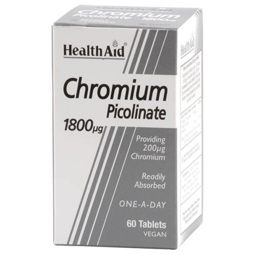 Health Aid Chromium Picolinate 1800mg veg.tabs 60s