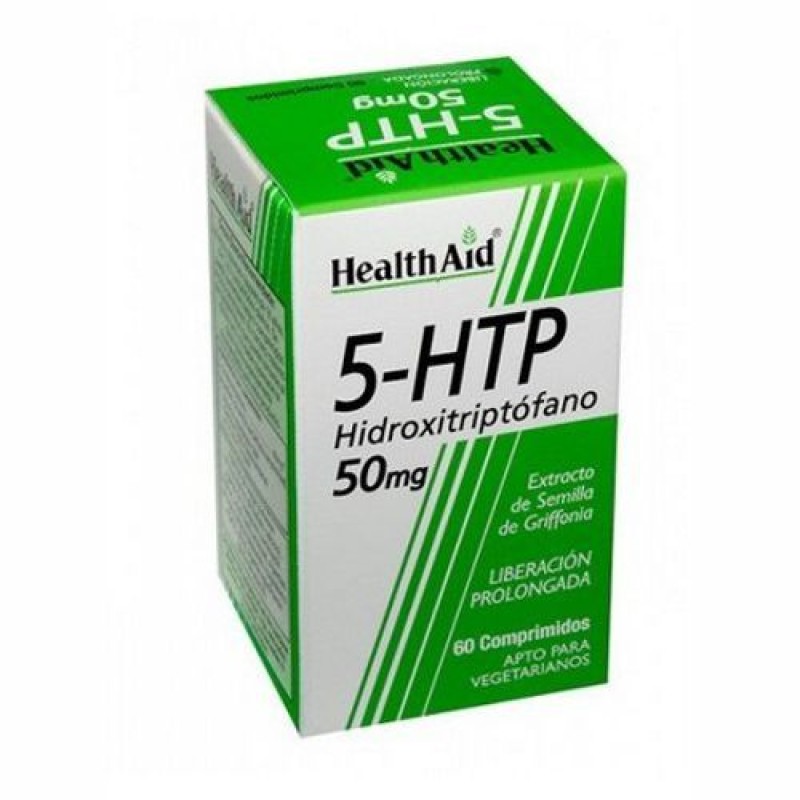 Health Aid Hydroxy Tryptophan 5-HTP 50mg veg.tabs 60s