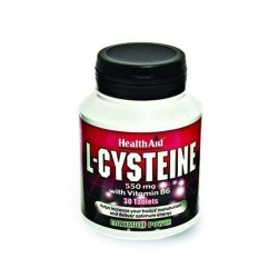 Health Aid L-Cysteine With Vit B6 550mg tabs 30s