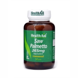 Health Aid Saw Palmetto 265mg veg.tabs 30s