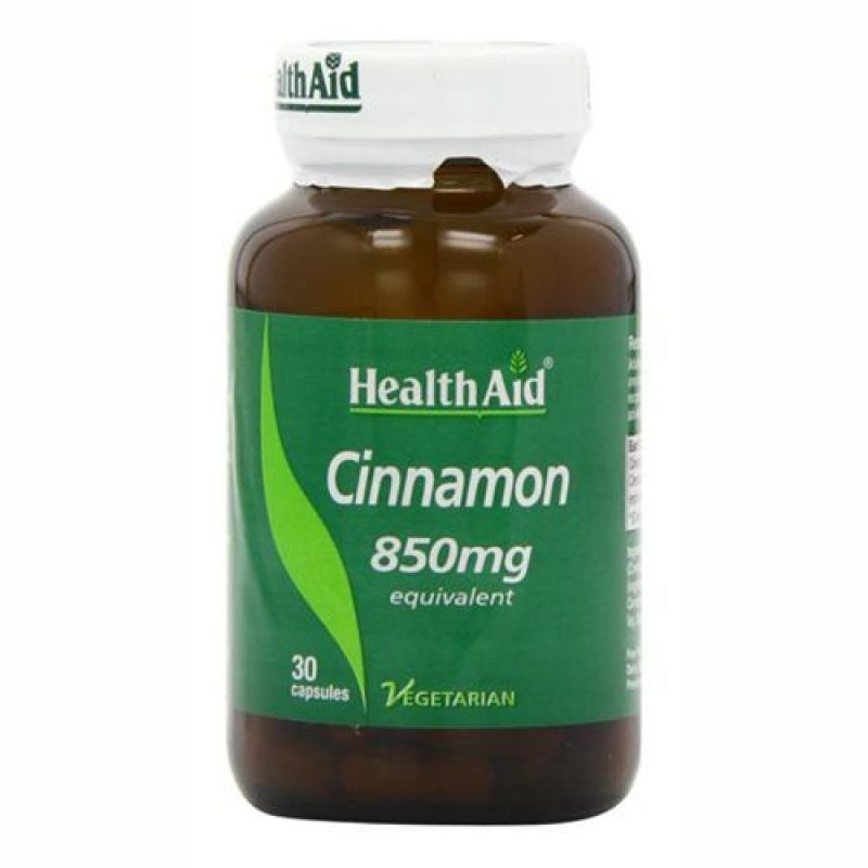 Health Aid Cinnamon 850mg capsules 30s (ΛΗΞΗ 11/2025) Health Aid Cinnamon 850mg capsules 30s (ΛΗΞΗ 11/2025)