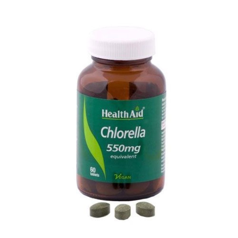 Health Aid Chlorella 550mg 60tabs Health Aid Chlorella 550mg 60tabs