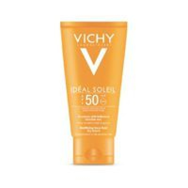 VICHY Ideal Solei emulsion anti-brillance SPF50 50ml (Αντιηλιακή λεπτόρευστη κρέμα για ματ αποτέλεσμα)