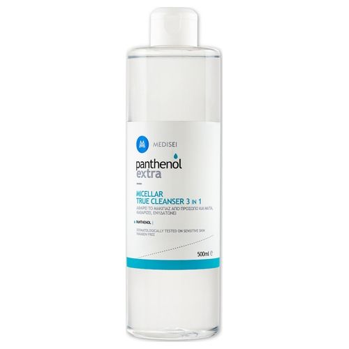 Medisei Panthenol Micellar True Cleanser 3 in 1 500ml (Αφαιρεί το μακιγιάζ)