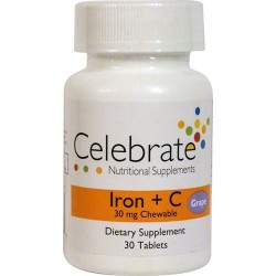 Celebrate Iron + C 30 μασώμενα δισκία