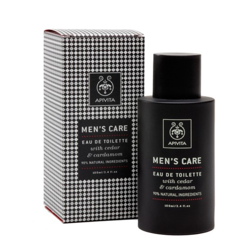 Apivita Men's Care Cedar & Cardamon Eau de Toilette 100ml