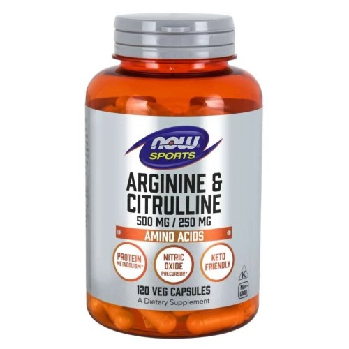 Now Arginine & Citruline 500/250mg 120caps