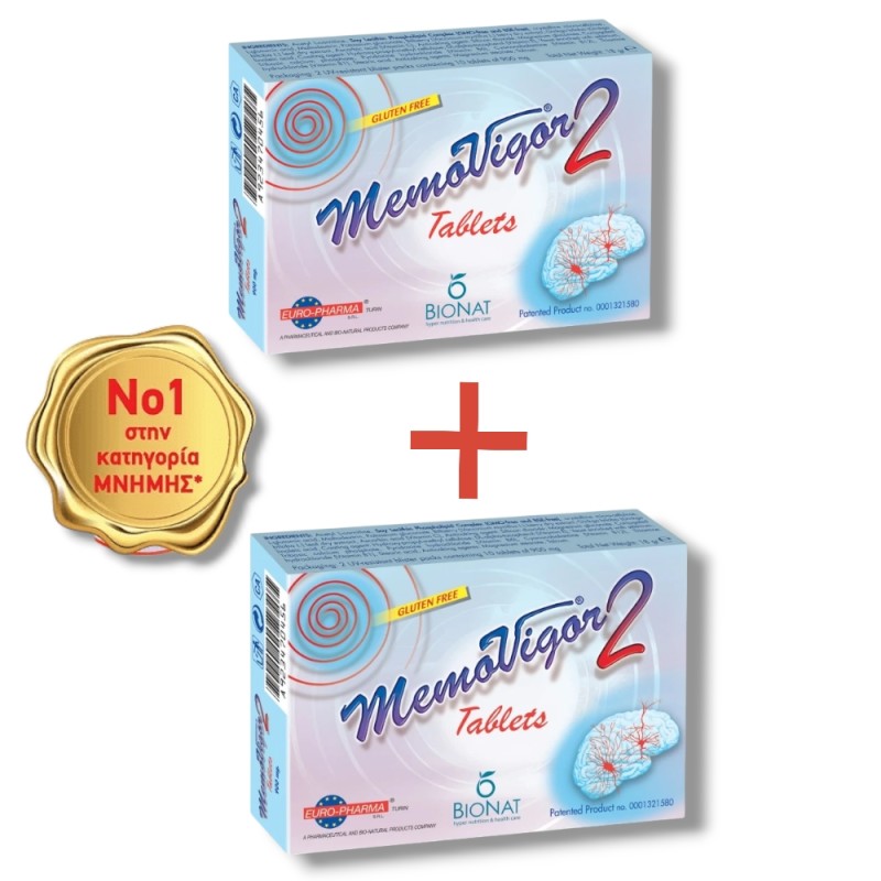 EURO-PHARMA Memovigor 2 20tabs + 20tabs