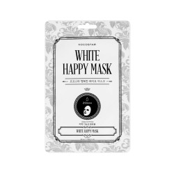 KOCOSTAR White Happy Mask,Εμποτισμένη μάσκα με νιασιναμίδη,1 τεμ.