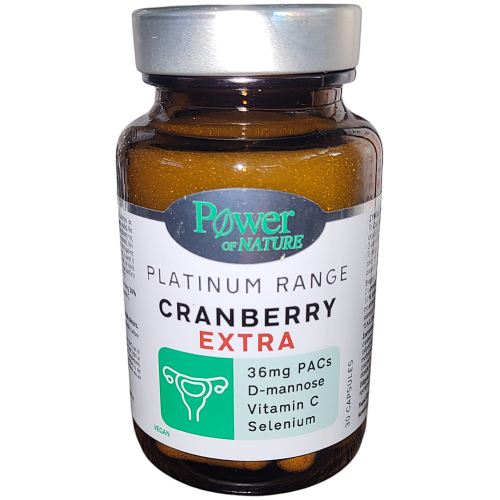Power Of Nature Platinum Range Cranberry Extra 30 κάψουλες