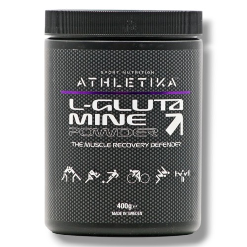 Athletika Sport Nutrition L-Glutamine,Συμπλήρωμα L-Γλουταμίνης σε Σκόνη (400gr)
