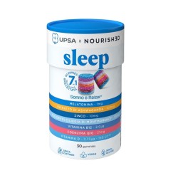 Upsa Nourished Sleep Συμπλήρωμα Διατροφής για την Γρήγορη Έλευση του Ύπνου 30 Ζελεδάκια