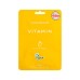 KOCOSTAR Vitamin Face Mask,Εμποτισμένη μάσκα αναζωογόνησης,για όλους τους τύπους δέρματος 1 τεμ.