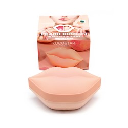 Kocostar Peach Duoduo, Scrub & Κρέμα Περιποίησης Για Απαλά & Ενυδατωμένα Χείλη 43ml (23ml/20ml)