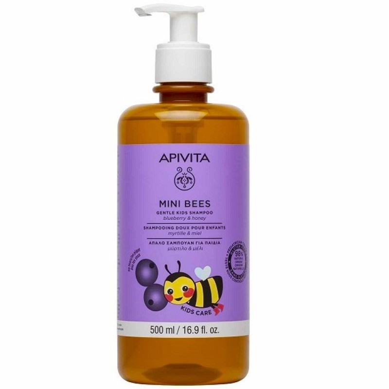 Apivita Υποαλλεργικό Παιδικό Σαμπουάν "Mini Bees" με Μέλι σε Μορφή Gel 500ml