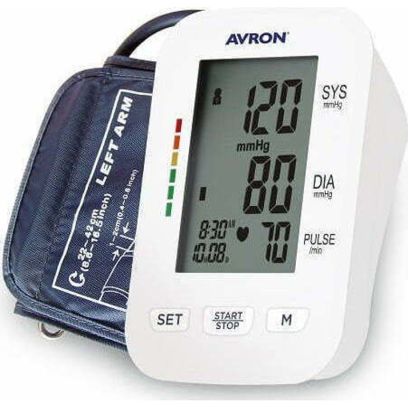 AVRON CardioCheck Control Ηλεκτρονικό Πιεσόμετρο Μπράτσου με ανίχνευση αρρυθμίας AVRON CardioCheck Control Ηλεκτρονικό Πιεσόμετρο Μπράτσου με ανίχνευση αρρυθμίας