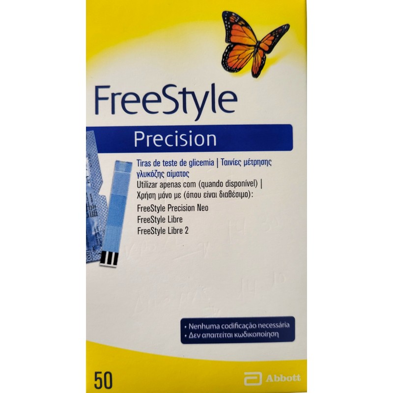 Abbott Precision Freestyle Ταινίες Μέτρησης Σακχάρου – 50 τμχ