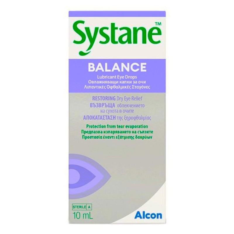 Systane Balance 10ml (Λιπαντικές Οφθαλμικές Σταγόνες)