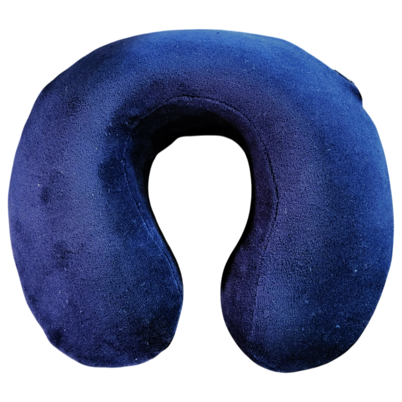 Alfacare Μαξιλαράκι Ταξιδίου Visco για τον Αυχένα Μπλέ Σκούρο