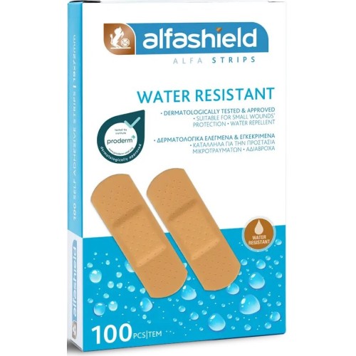 Alfashield Water Resistant Family Strips 19x72mm - 100τμχ