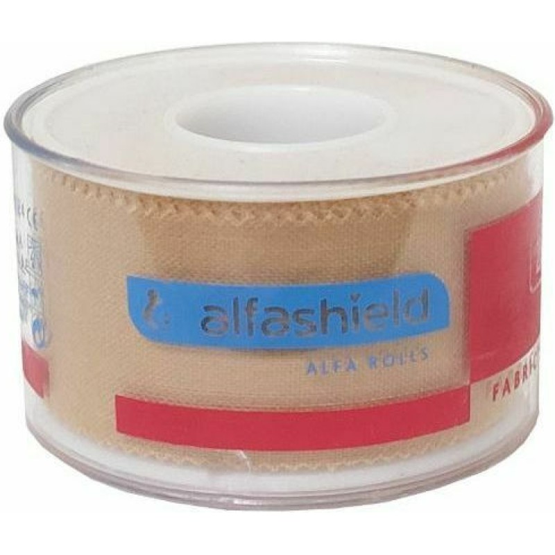 Alfashield Alfa Rolls Υφασμάτινη Επιδεσμική Ταινία Στερέωσης 2.5cm x 5m