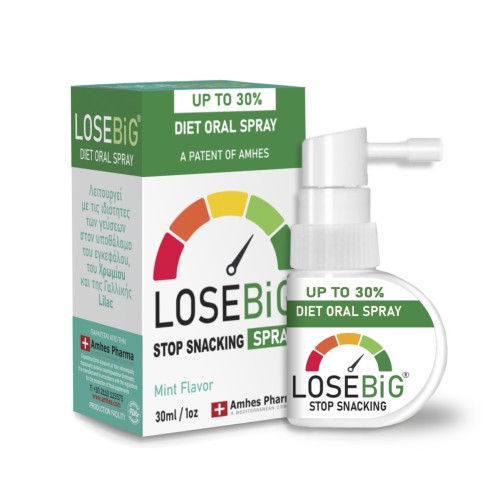 Amhes Losebig Spray Συμπλήρωμα για Αδυνάτισμα Μέντα 30ml