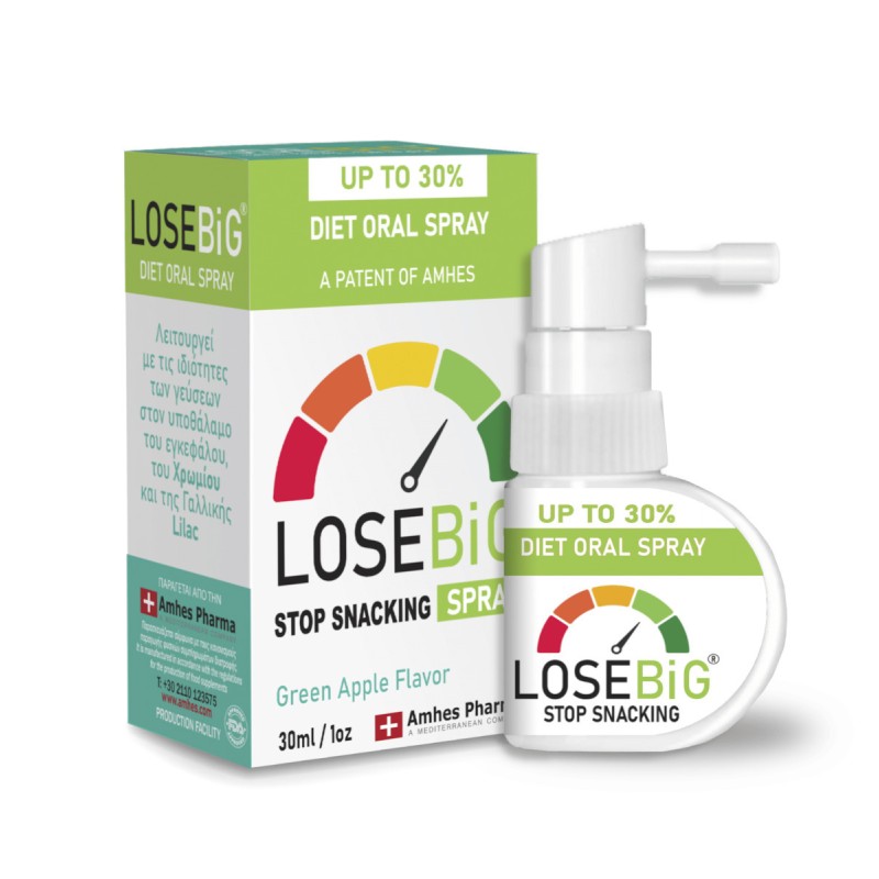 Amhes Losebig Spray Συμπλήρωμα για Αδυνάτισμα Πράσινο Μήλο 30ml