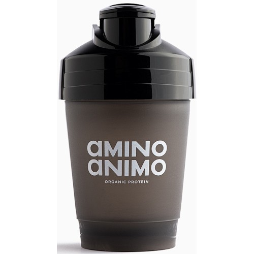 Amino Animo Πλαστικό Shaker Πρωτεΐνης, Καφέ Χρώμα 400ml