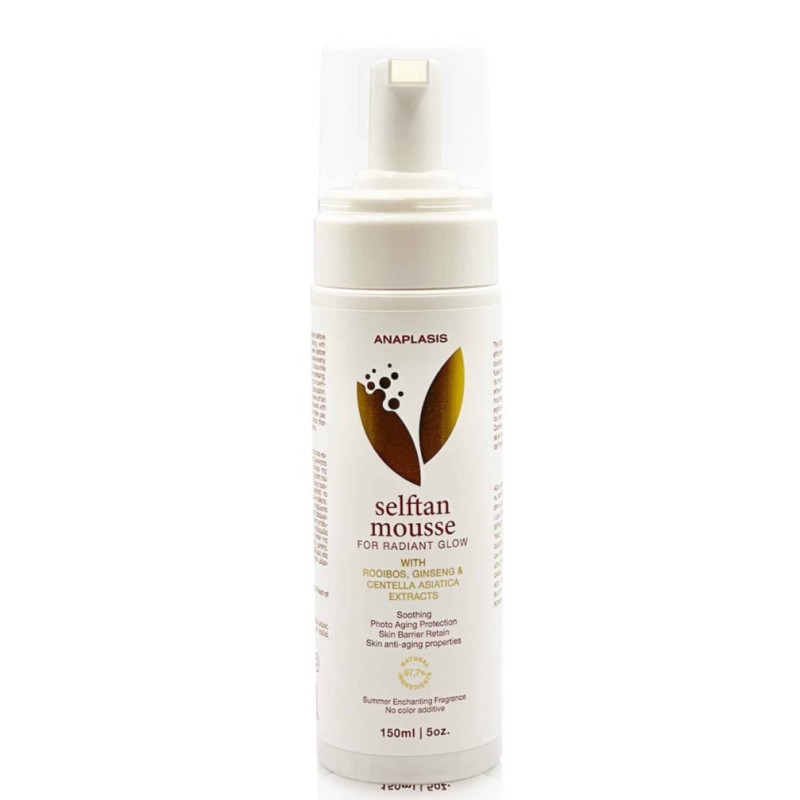 Anaplasis Self Tanning Mousse Σώματος – Αυτομαυριστικός Αφρός με 97,7 % φυσικά συστατικά 150 ml