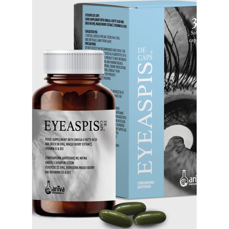 Aniva Eyeaspis Dry Eye 30 Κάψουλες