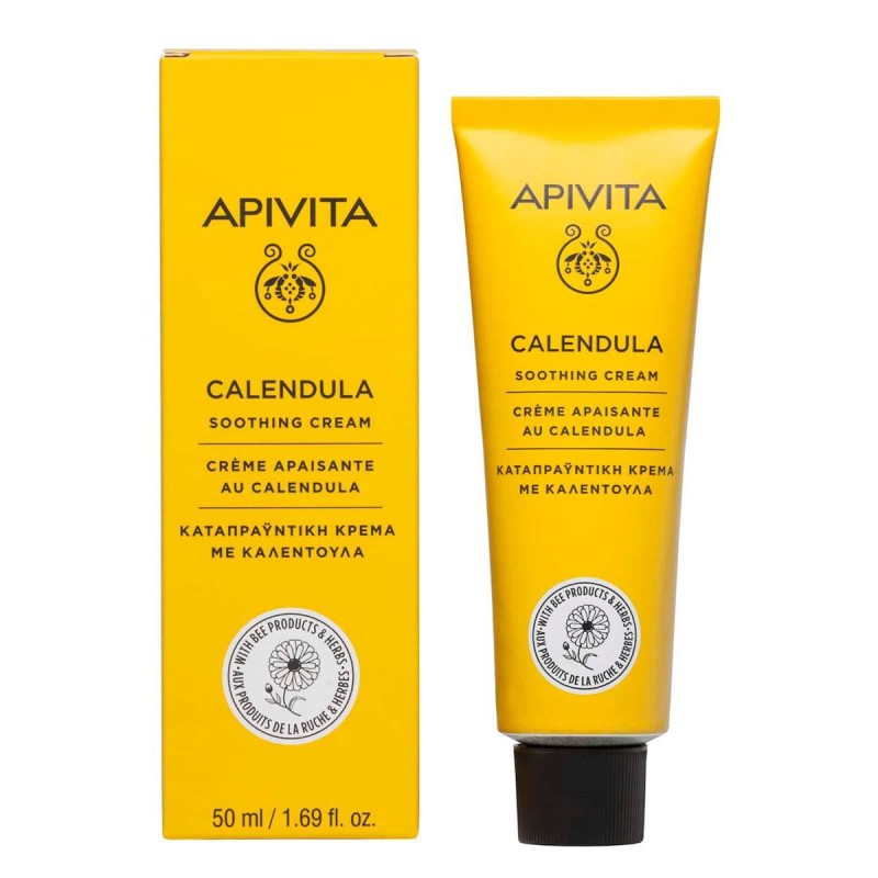 Apivita Calendula Soothing Cream - Καταπραϋντική Κρέμα με Καλέντουλα 50ml