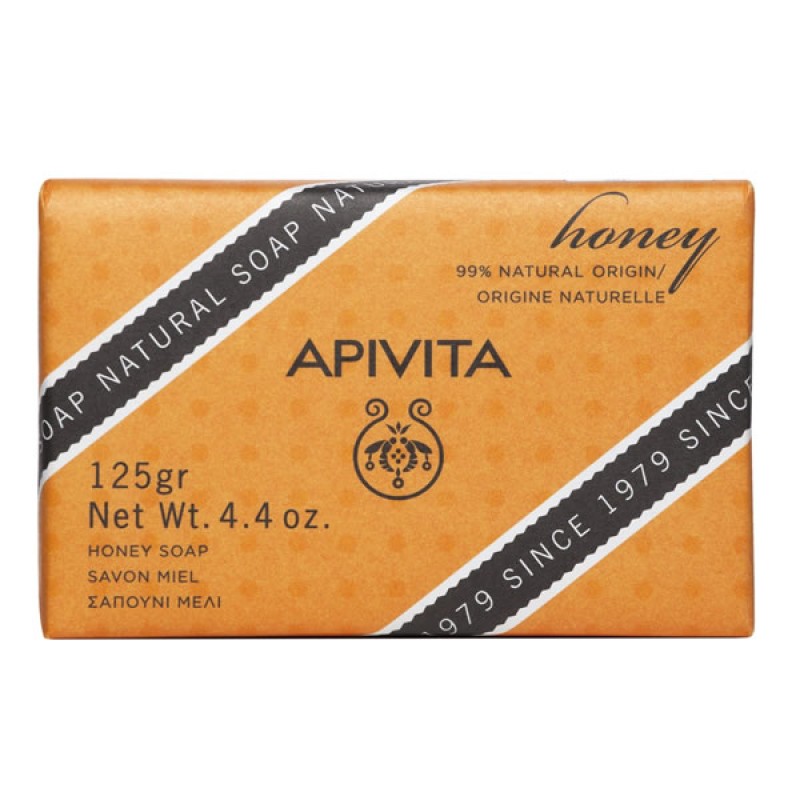 Apivita Honey Soap, Φυσικό Σαπούνι Μέλι 125gr