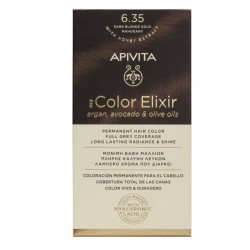 Apivita my color elixir - Ξανθό Σκούρο Μελί Μαονί - Μόνιμη Βαφή Μαλλιών (6.35)