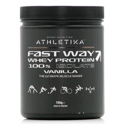 Athletika Sport Nutrition Fast Way Πρωτεΐνη Ορού Γάλακτος με Γεύση Βανίλια 700gr
